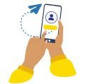 logo de Haz clic en
"Crear cuenta"